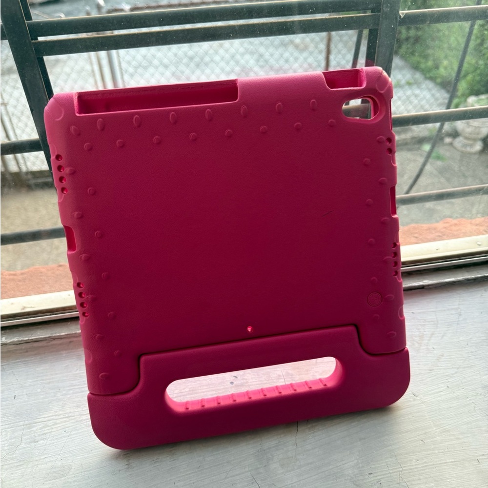 Apple Pink Tablet Case with Rugged Design